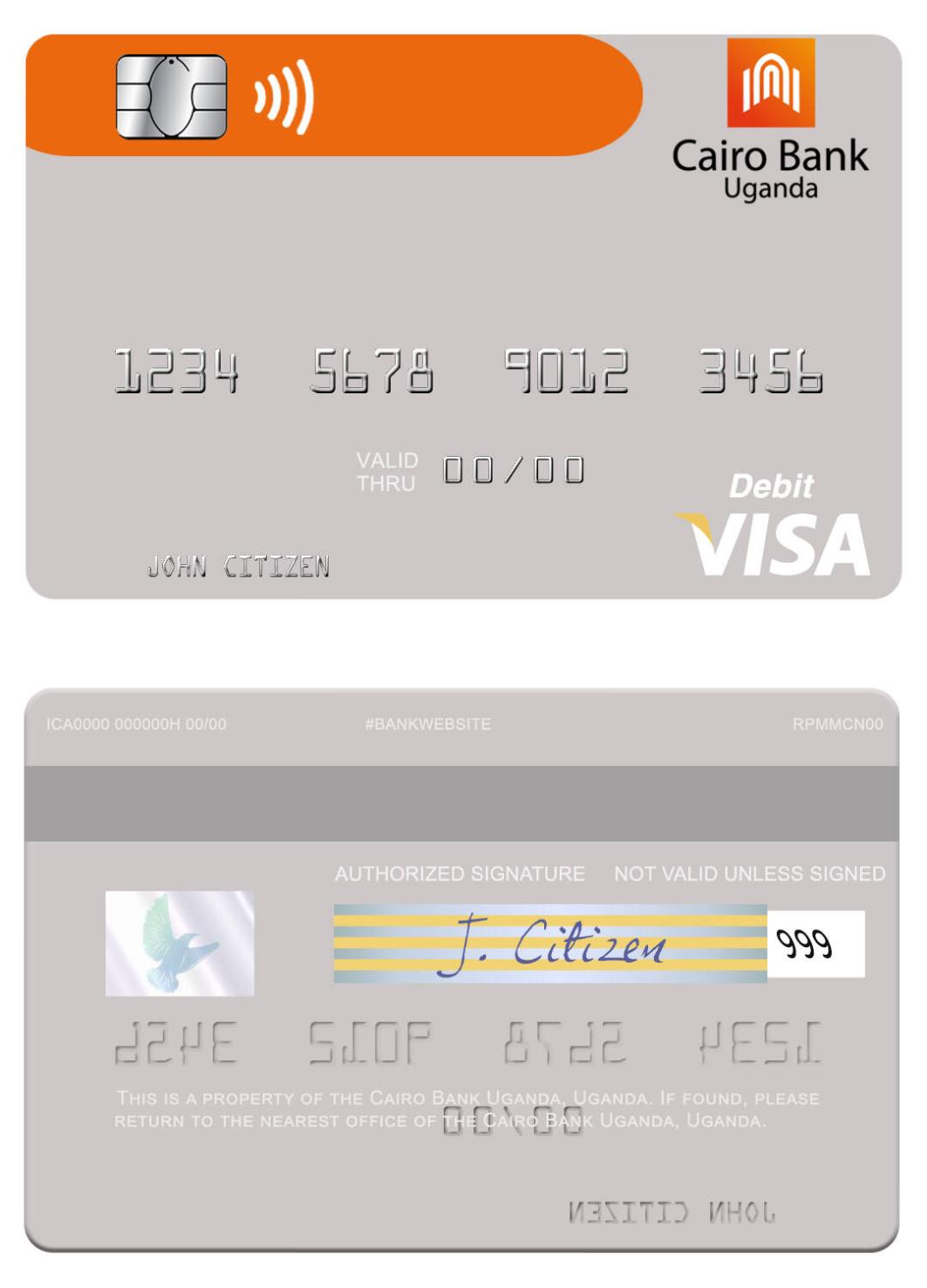Uganda Cairo Bank Uganda visa debit card